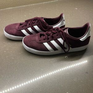 Burgundy Adidas Gazelle